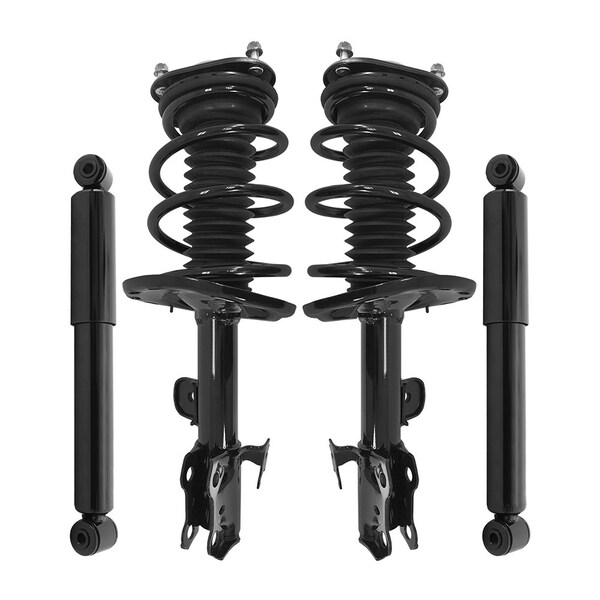 Unity 4-11255-254060-001 Front and Rear Complete Strut Assembly Shock Kit 4-11255-254060-001 - main